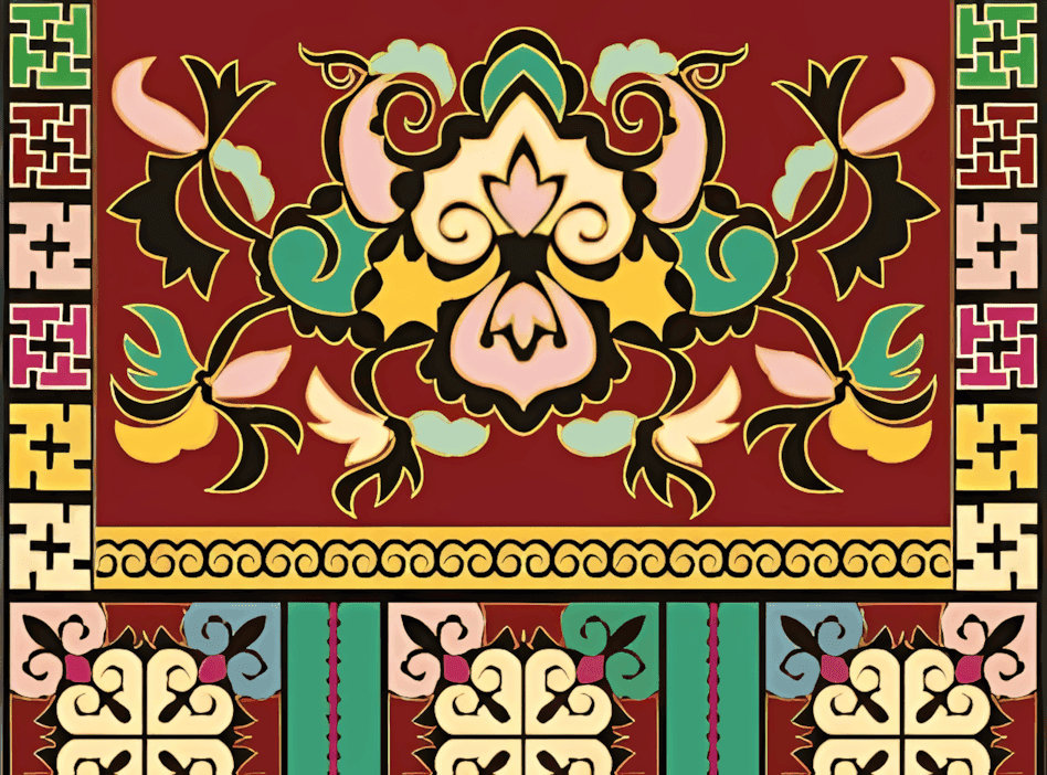 布依族贴布绣背带