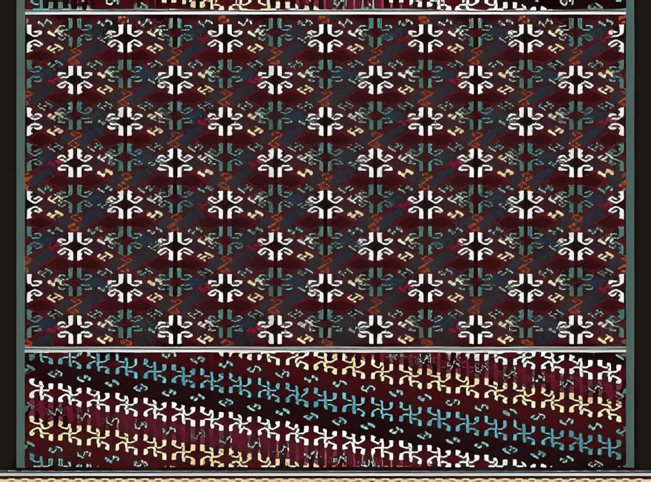 布依族织锦背带