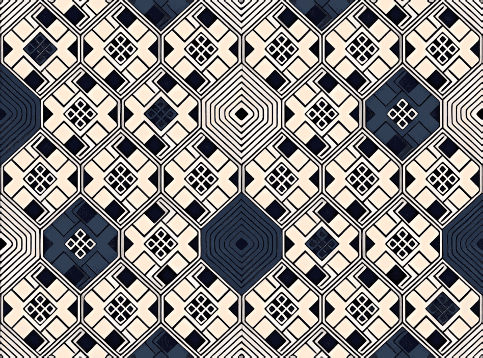 布依族织锦被面