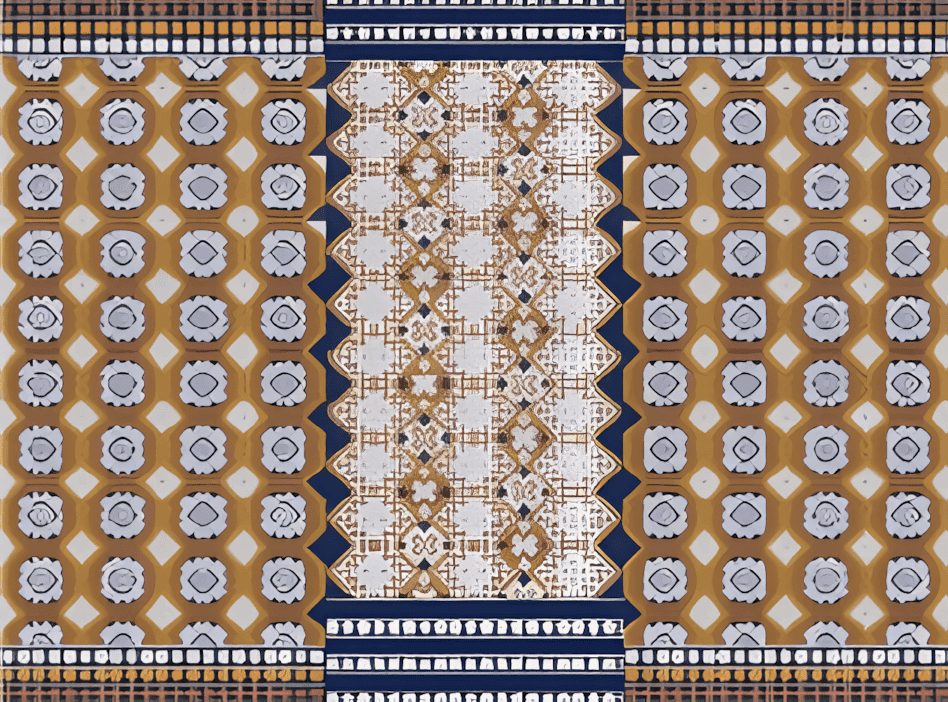 布依族织锦被面