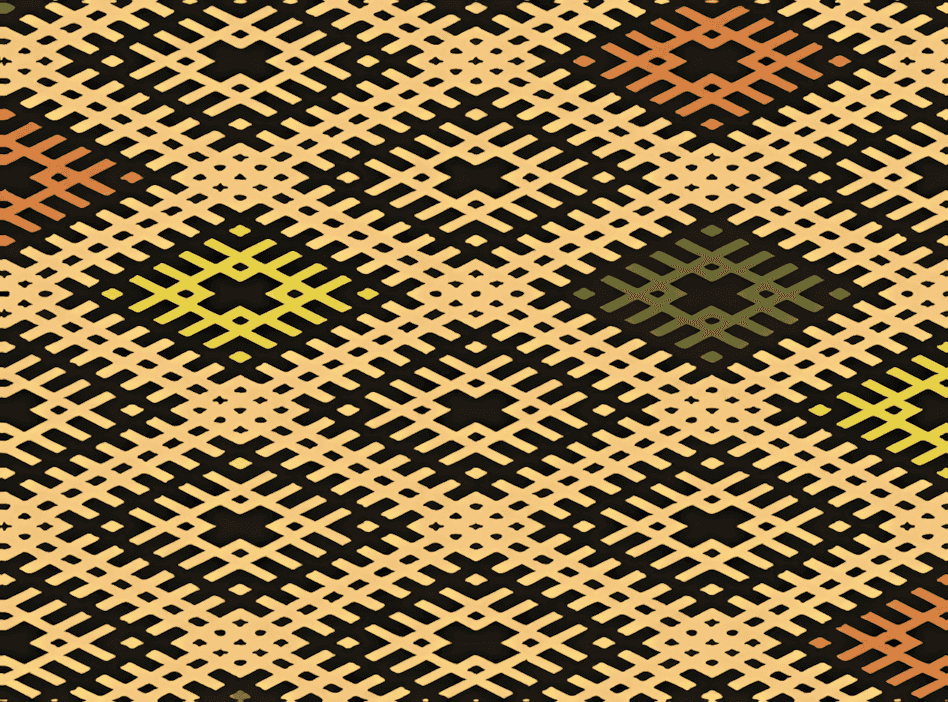 布依族织锦被面