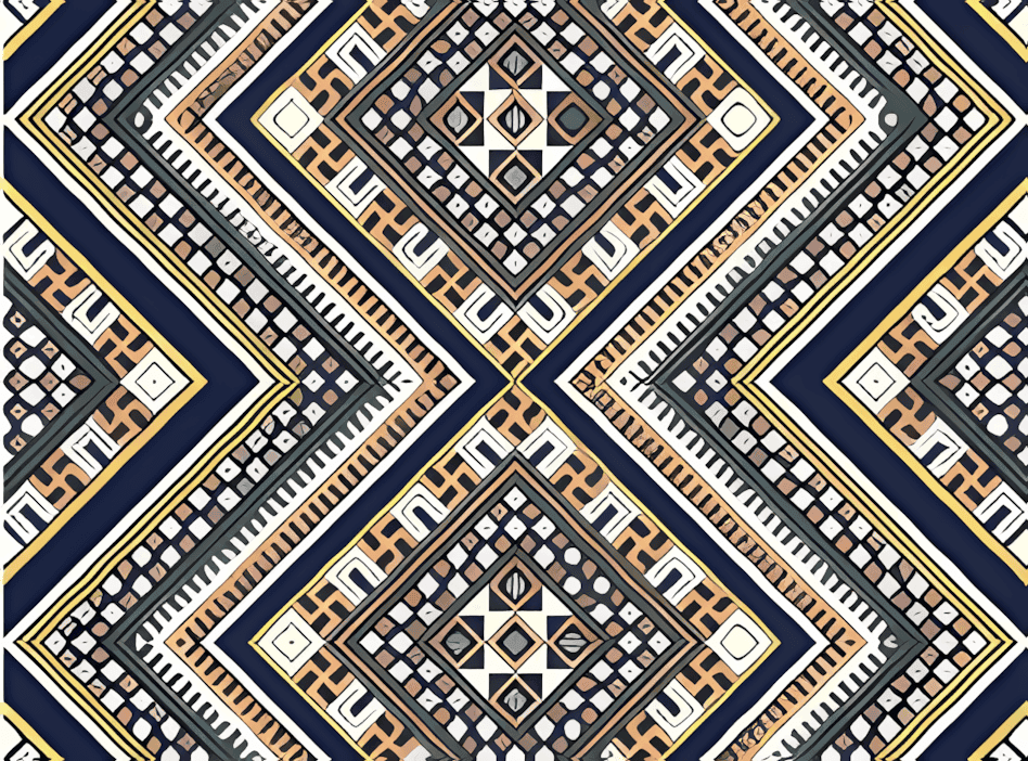 布依族织锦被面