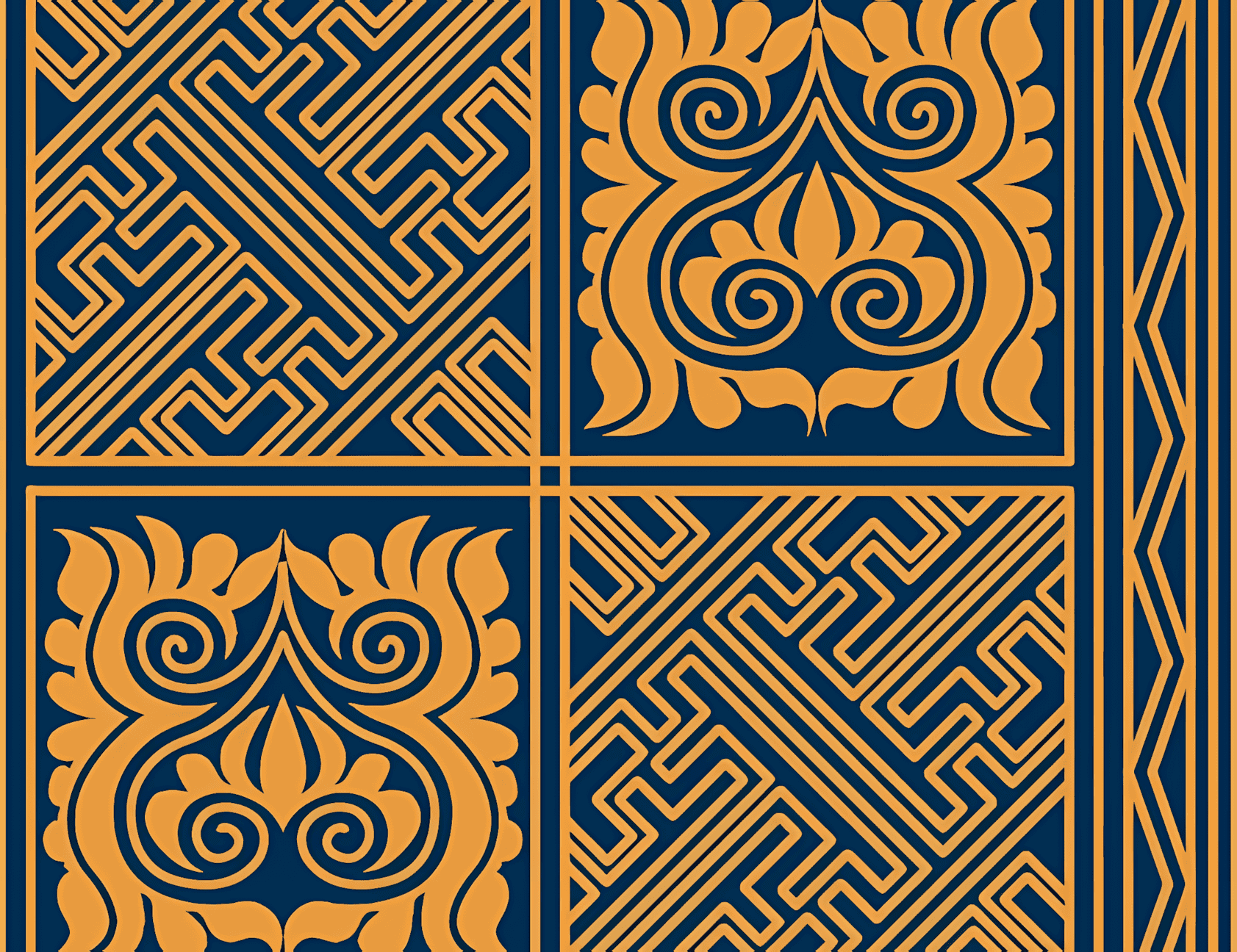 惠水鸭寨苗族传统蜡染绘蜡版