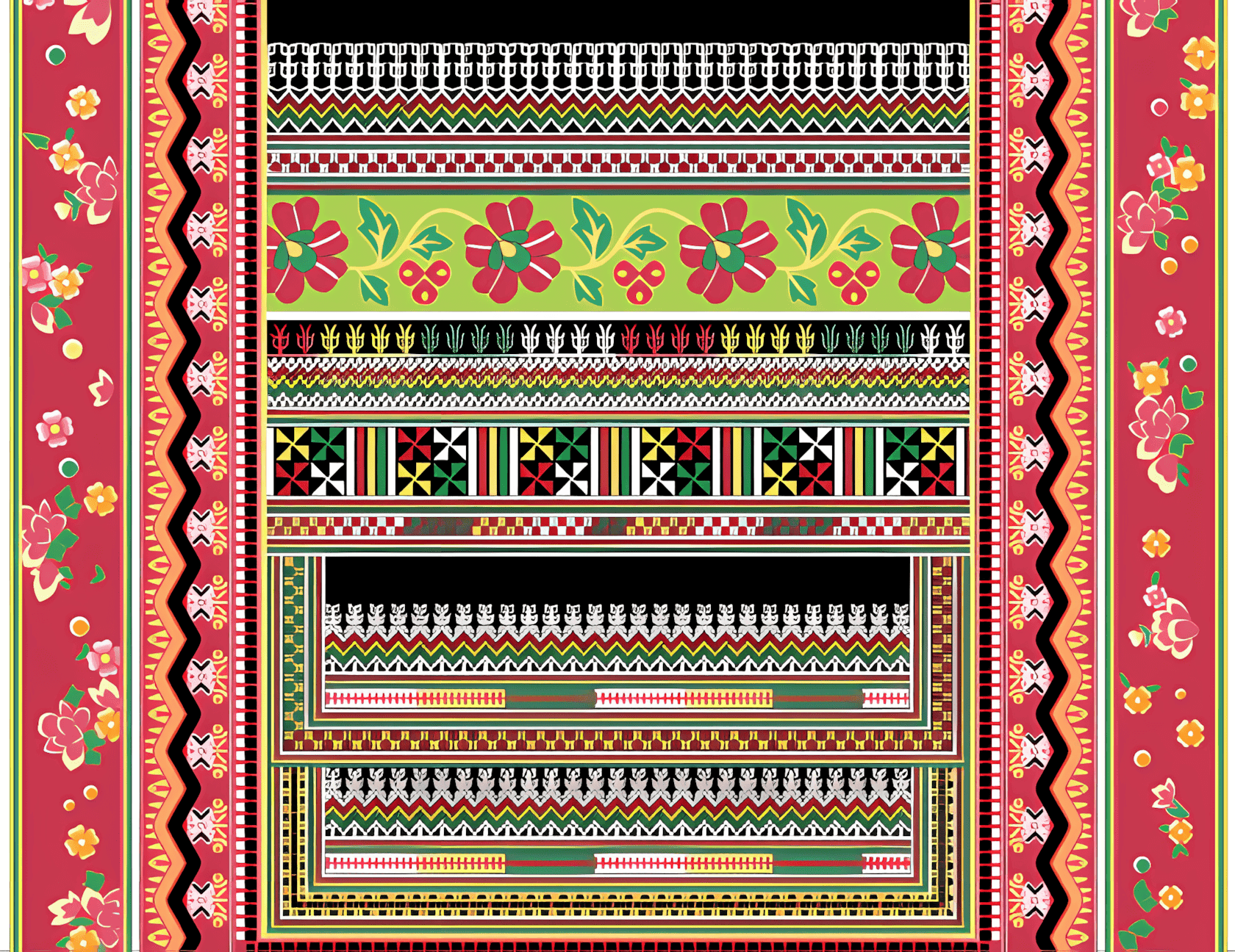 贺州盘瑶男子盛装（裙摆）