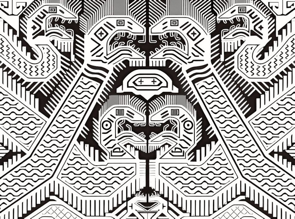 湖南隆回瑶族女子围裙挑花（一）