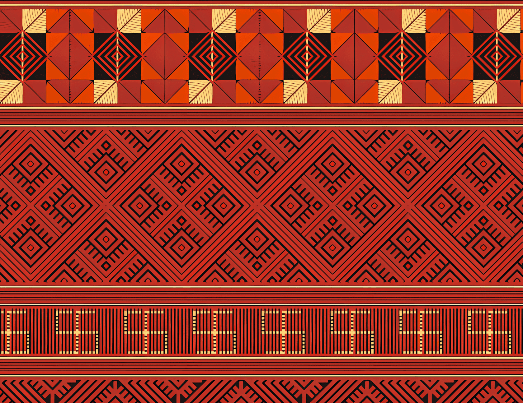 金秀蓝靛瑶男头巾