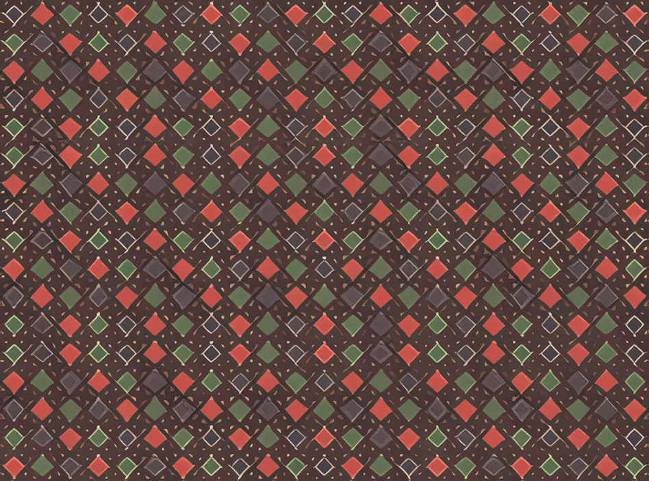 壮锦上的卍字井字纹