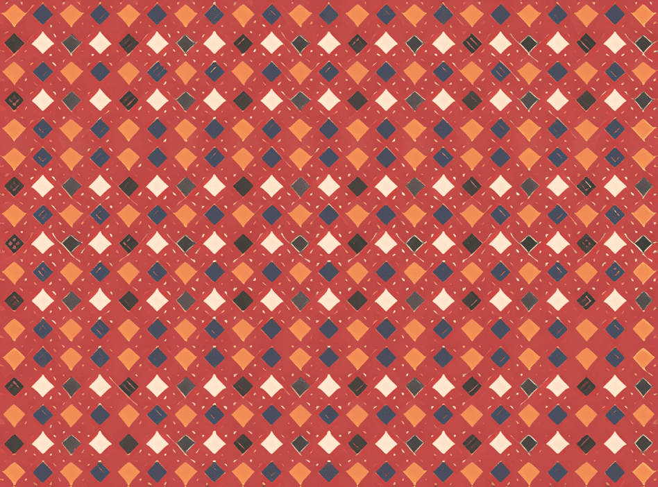 壮锦上的卍字井字纹