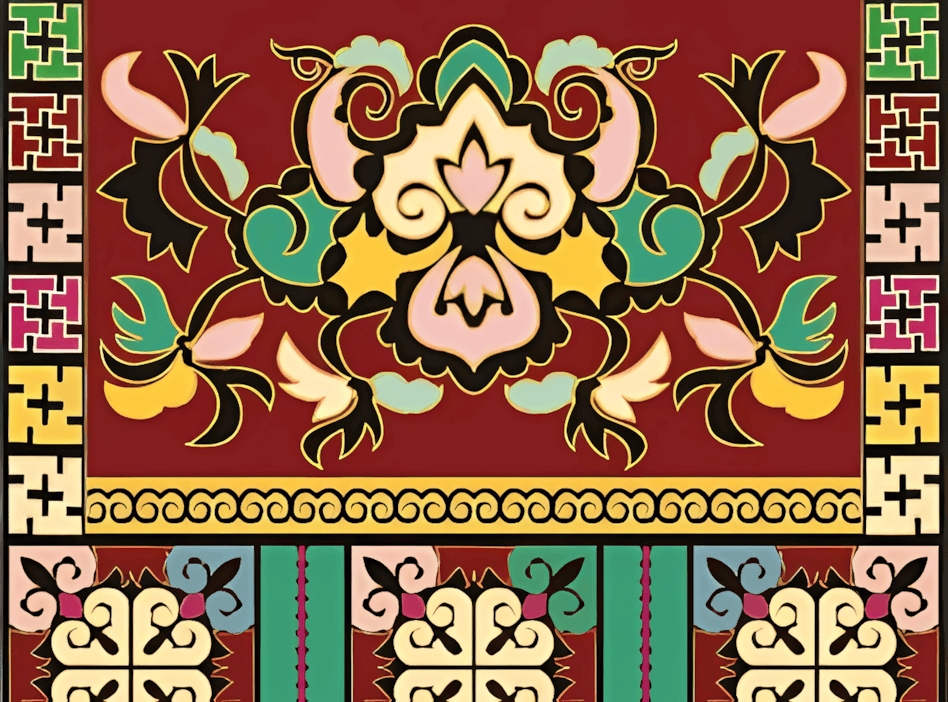 布依族贴布绣背带