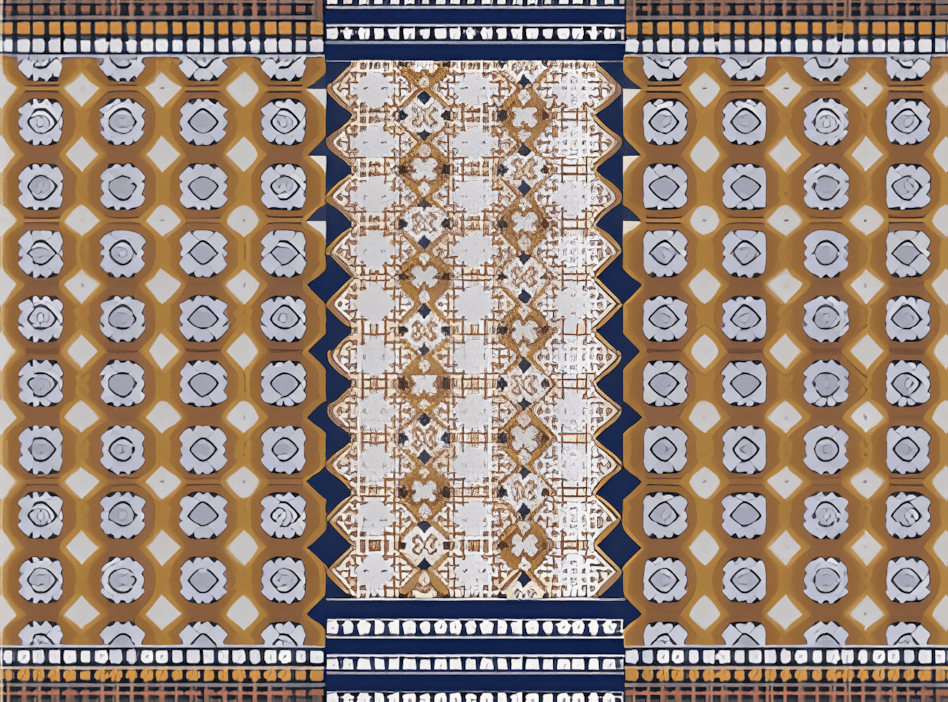 布依族织锦被面