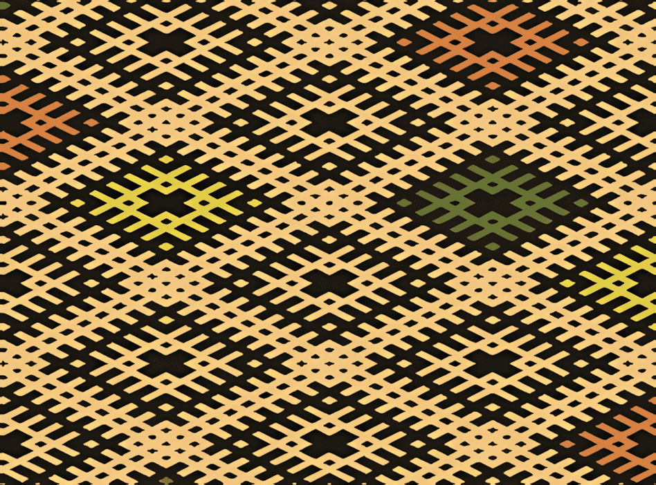 布依族织锦被面