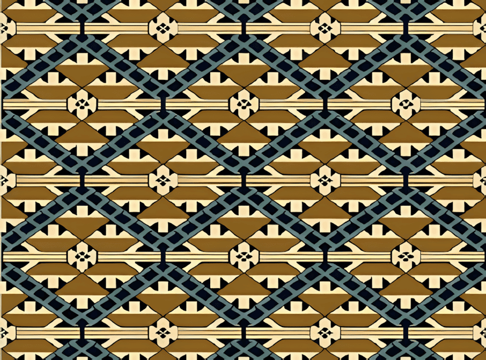 布依族织锦被面