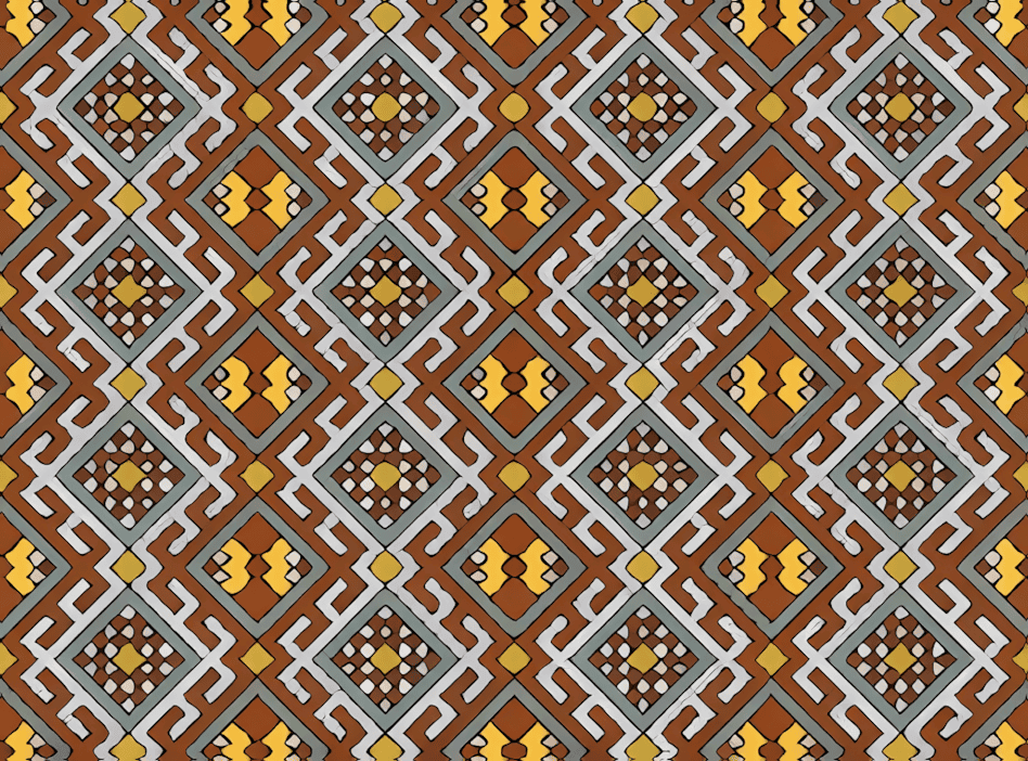 布依族织锦被面