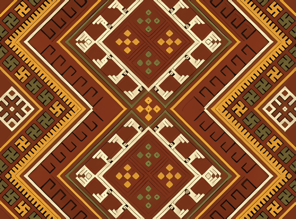 布依族织锦背带