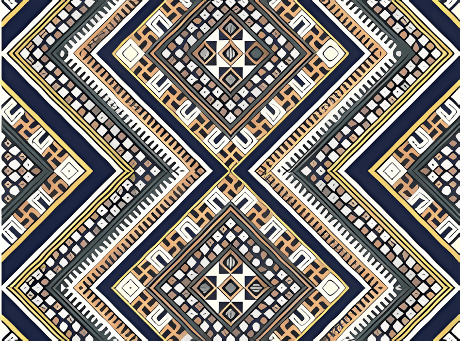 布依族织锦被面