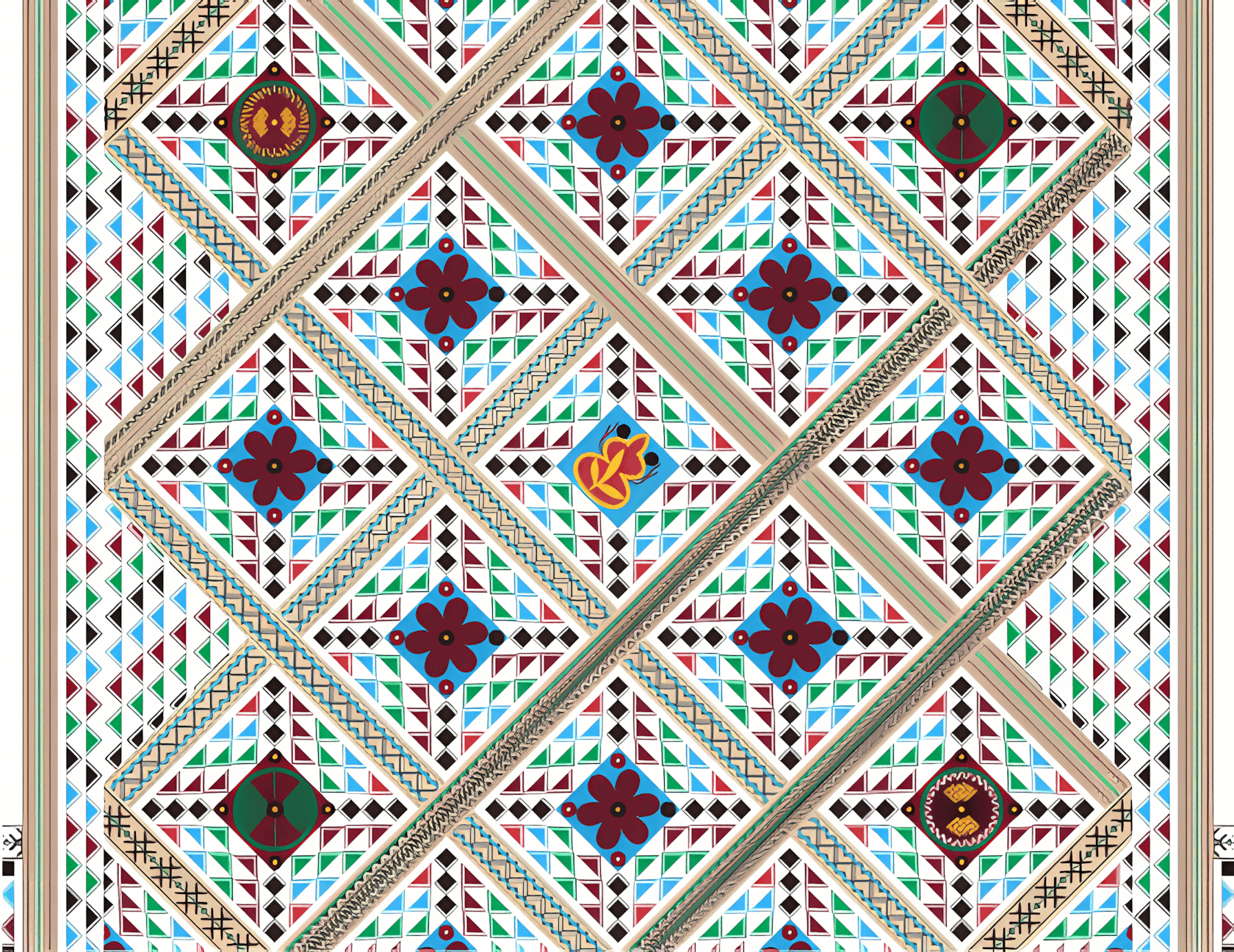 三江林溪冠峒侗族芦笙衣图纹