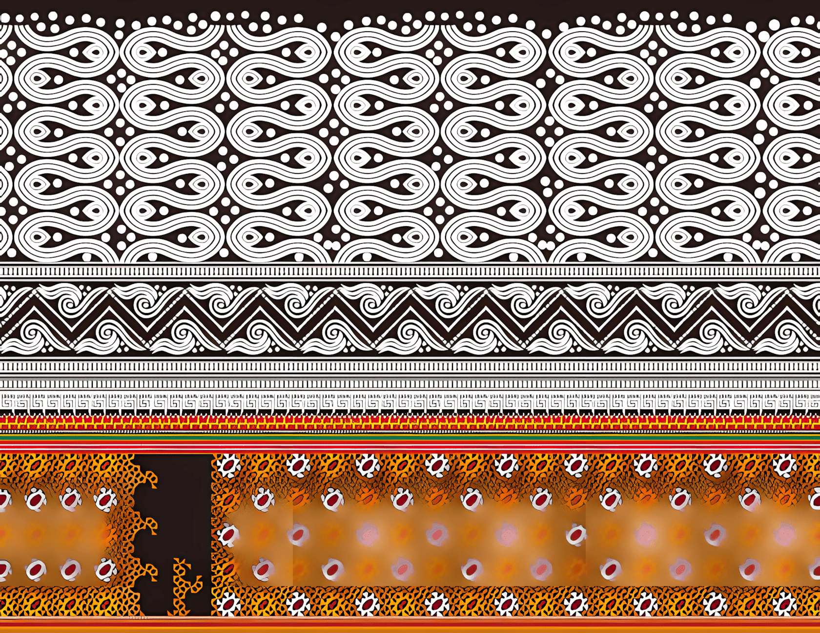 隆林德峨大水井偏苗女裙边