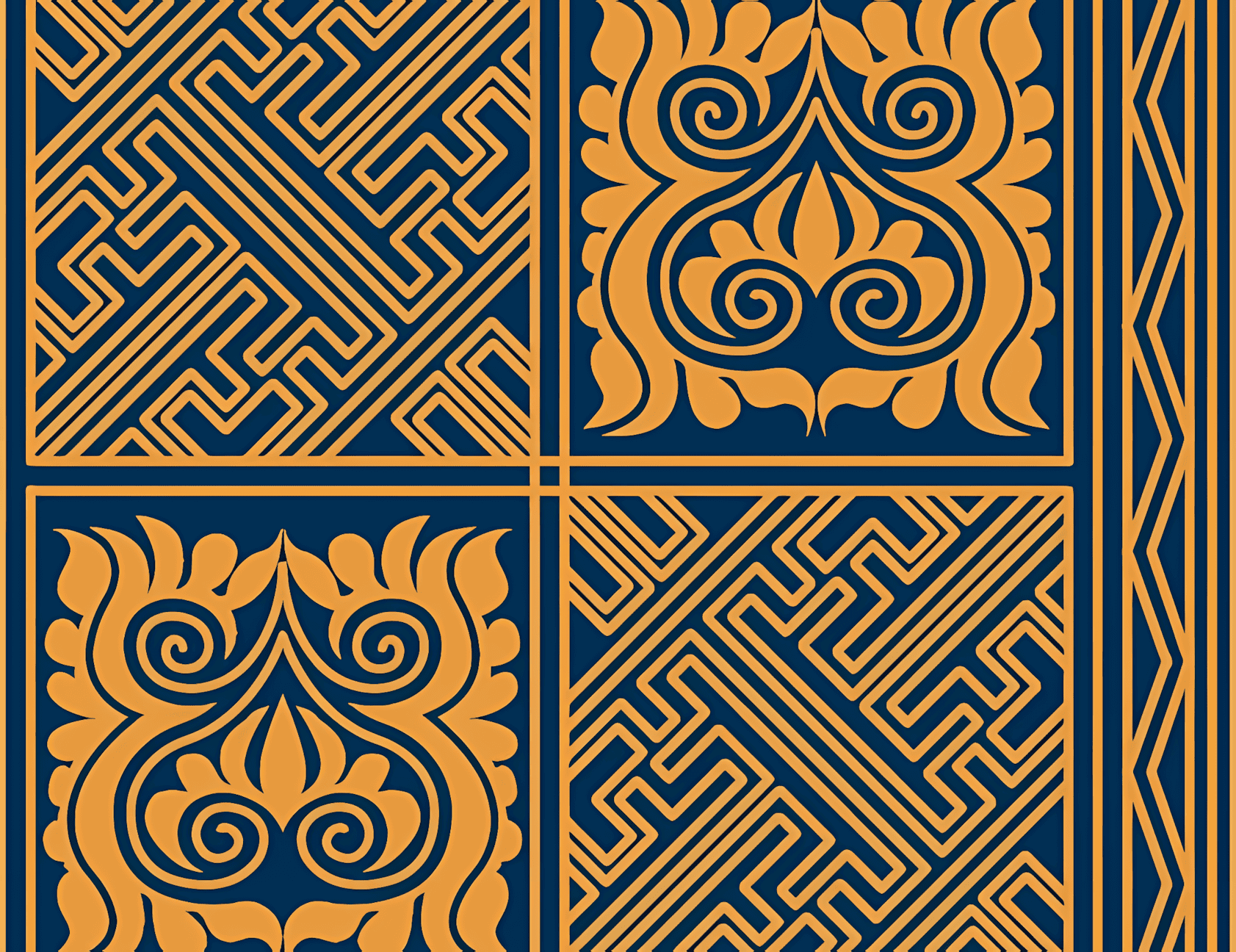 惠水鸭寨苗族传统蜡染绘蜡版