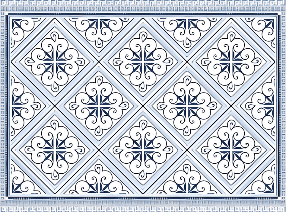 水族蜡染被面（8）