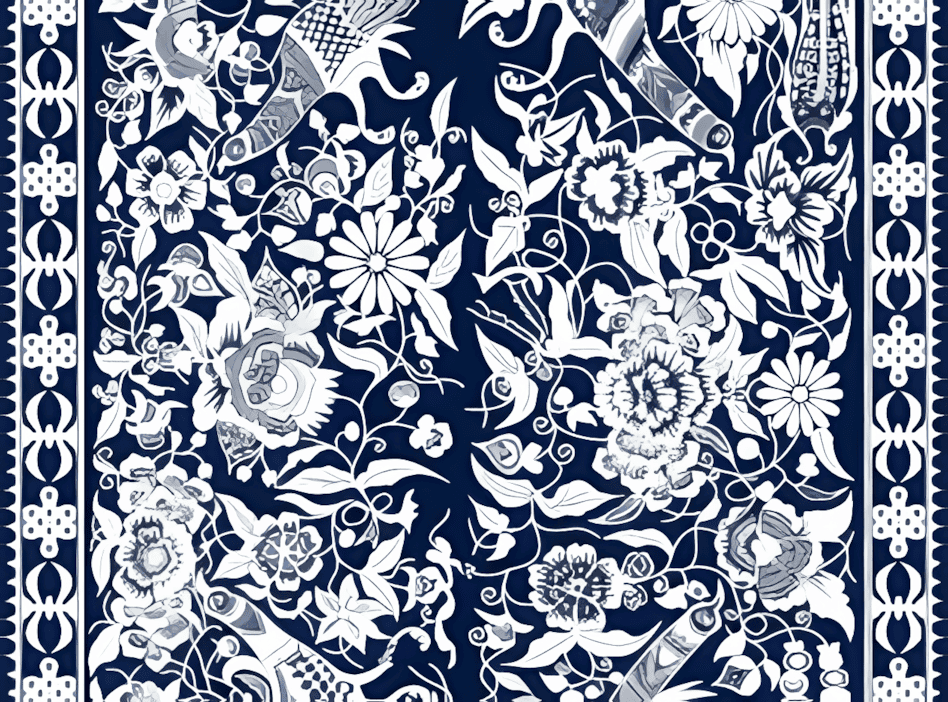 水族蜡染被面（6）