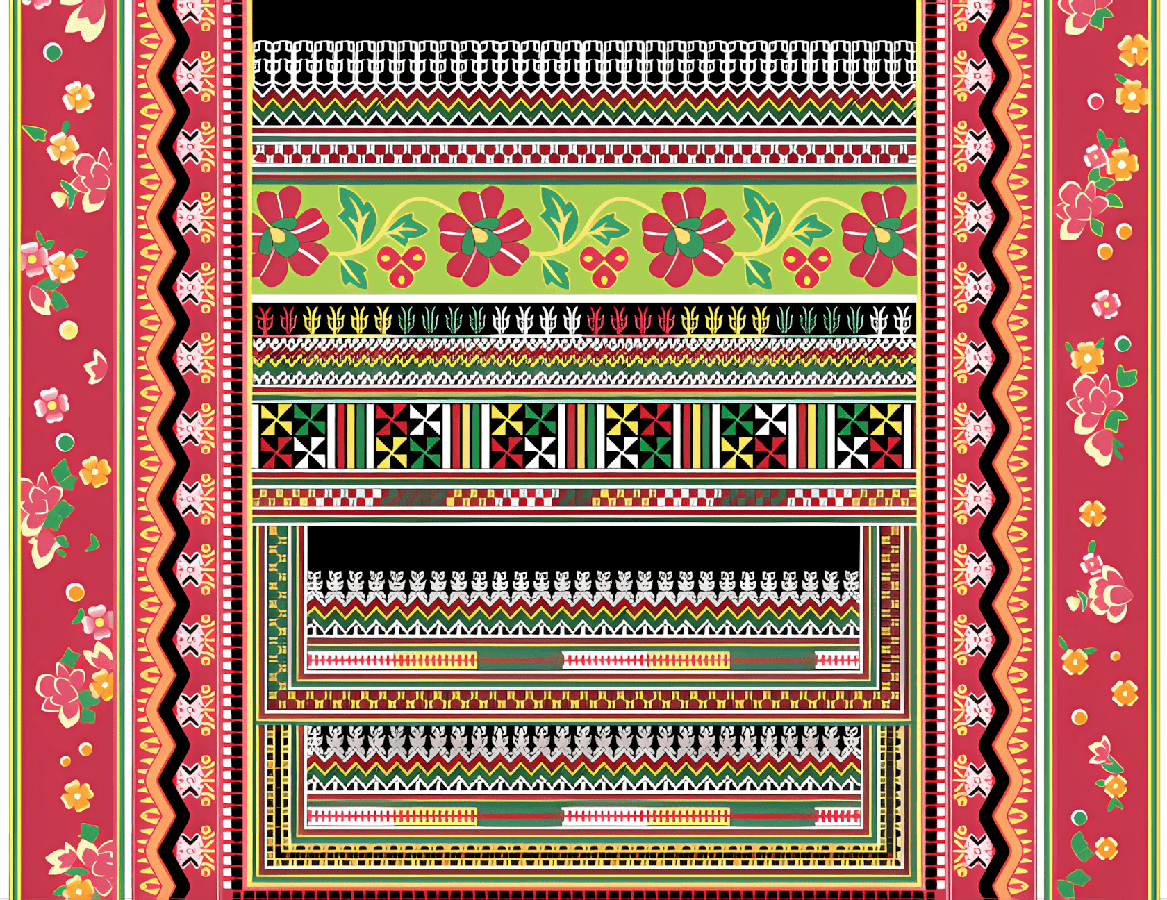 贺州盘瑶男子盛装（裙摆）