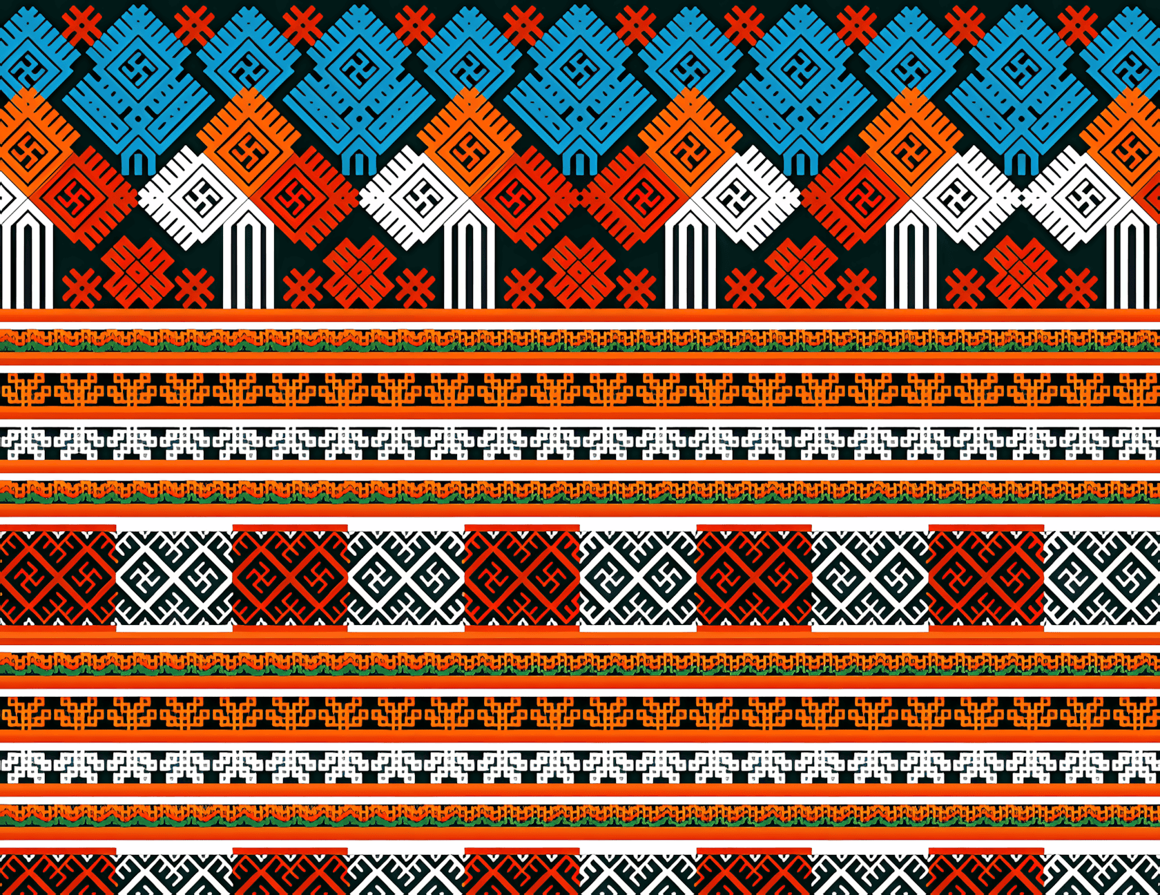 金秀茶山瑶挑花