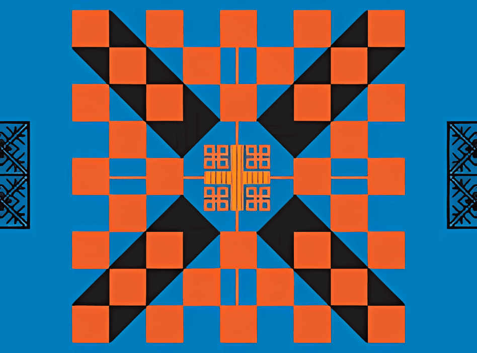 南丹白裤瑶背带式样