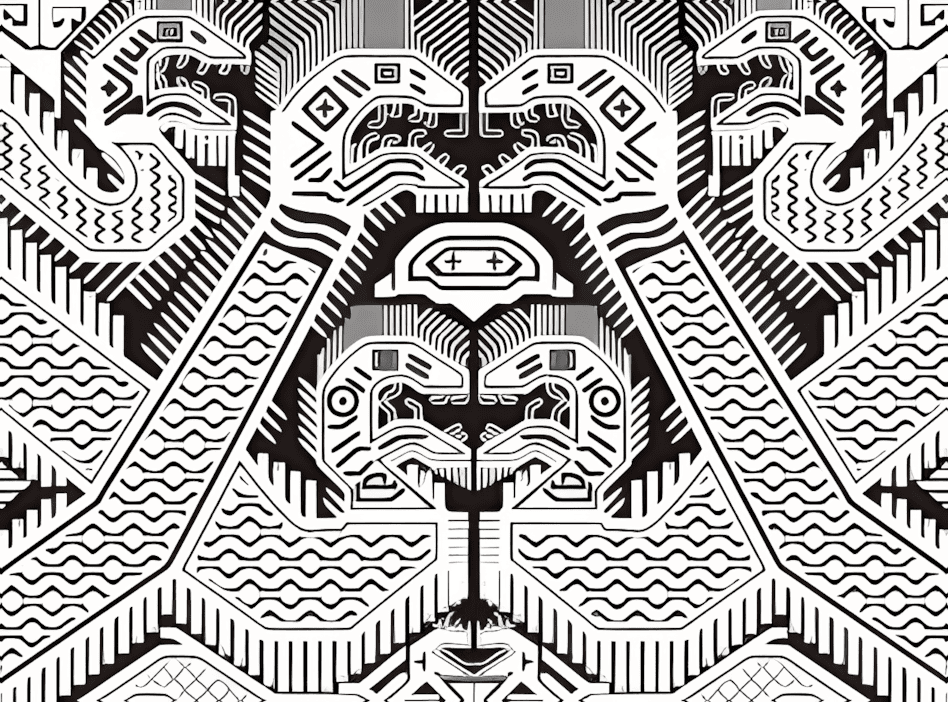 湖南隆回瑶族女子围裙挑花（一）