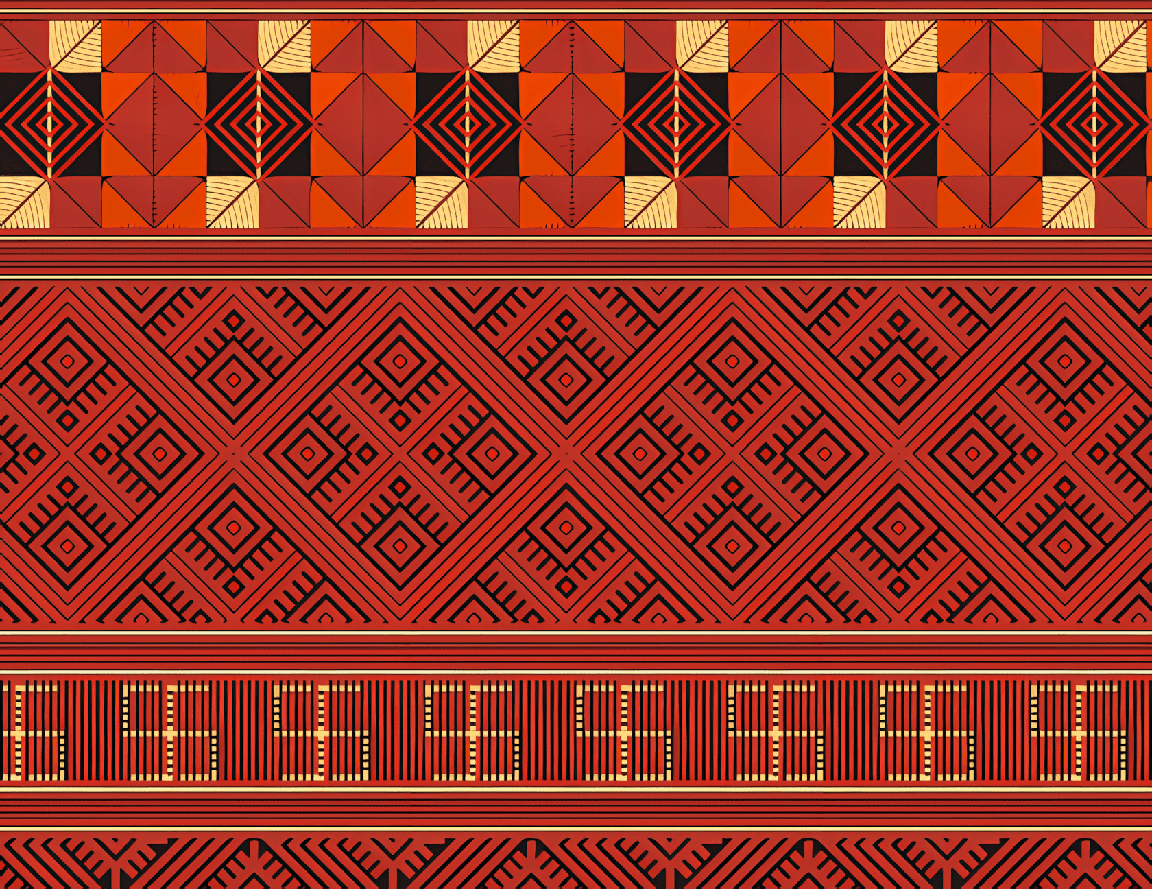 金秀蓝靛瑶男头巾