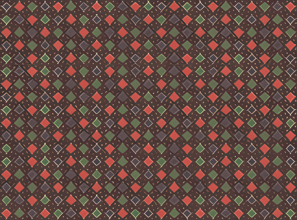 壮锦上的卍字井字纹