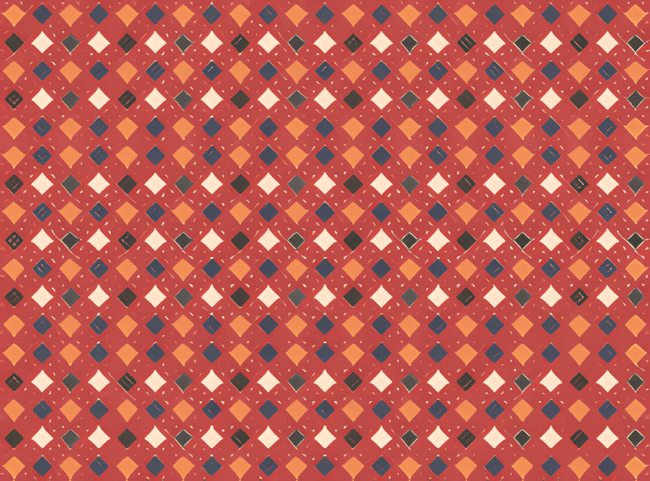 壮锦上的卍字井字纹